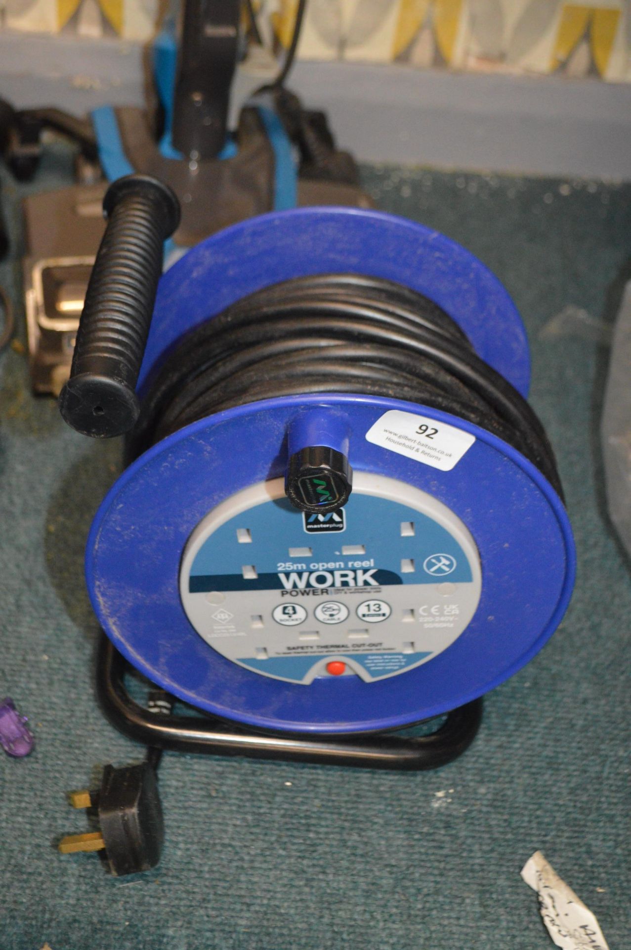 *Master Plug 25m Extension Reel