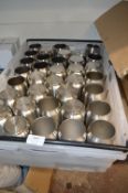 *~30 Grey Gouse Stainless Steel Tumblers