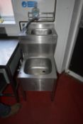 *Stainless Steel Combination Handwash and Janitor’s Sink with Tap