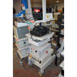 *Metal Trolley and Contents Including Euro Compact Measuring Unit, Printer, etc.