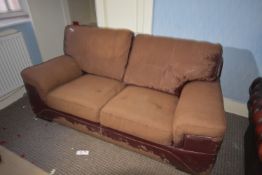*Brown Two Seat Settee