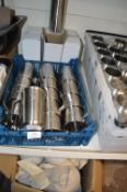 *14 Grey Gouse Stainless Steel Mugs and 6 Tumblers