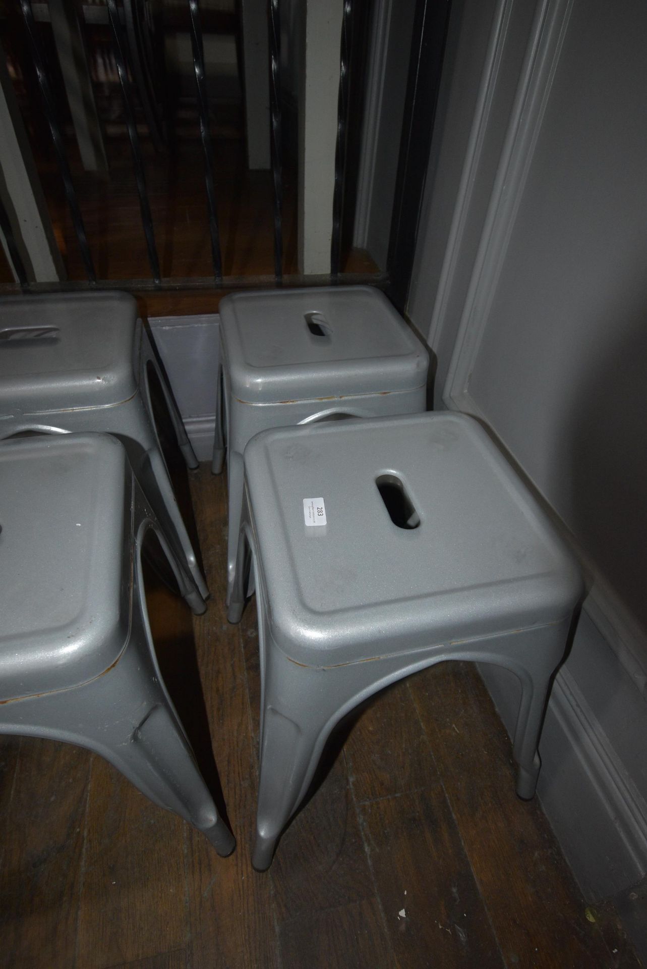 *Pair of Industrial Style Barstools