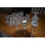 *Assorted Branded Glassware