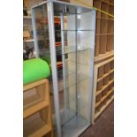 Set of Glass Shelving with Light 65x35cm x 172cm tall