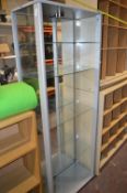 Set of Glass Shelving with Light 65x35cm x 172cm tall