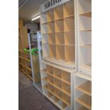 Two Tier Display Unit 100x50cm x 225cm tall