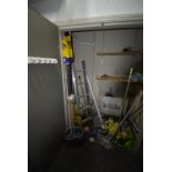*Contents of the Janitor’s Cupboard to Include Aluminium Ladder, Mops, etc.