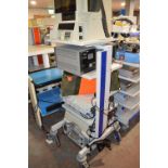 *Metal Trolley and Contents Including Perkin Elma Series 200 Auto Sampler, Monitors, etc.