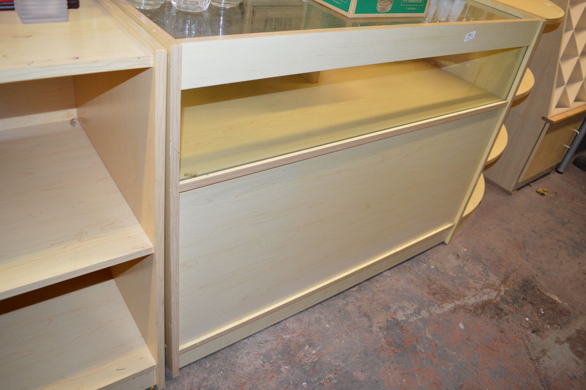 Corner Shelf Unit and a Glass Countertop Display Unit - Image 2 of 2