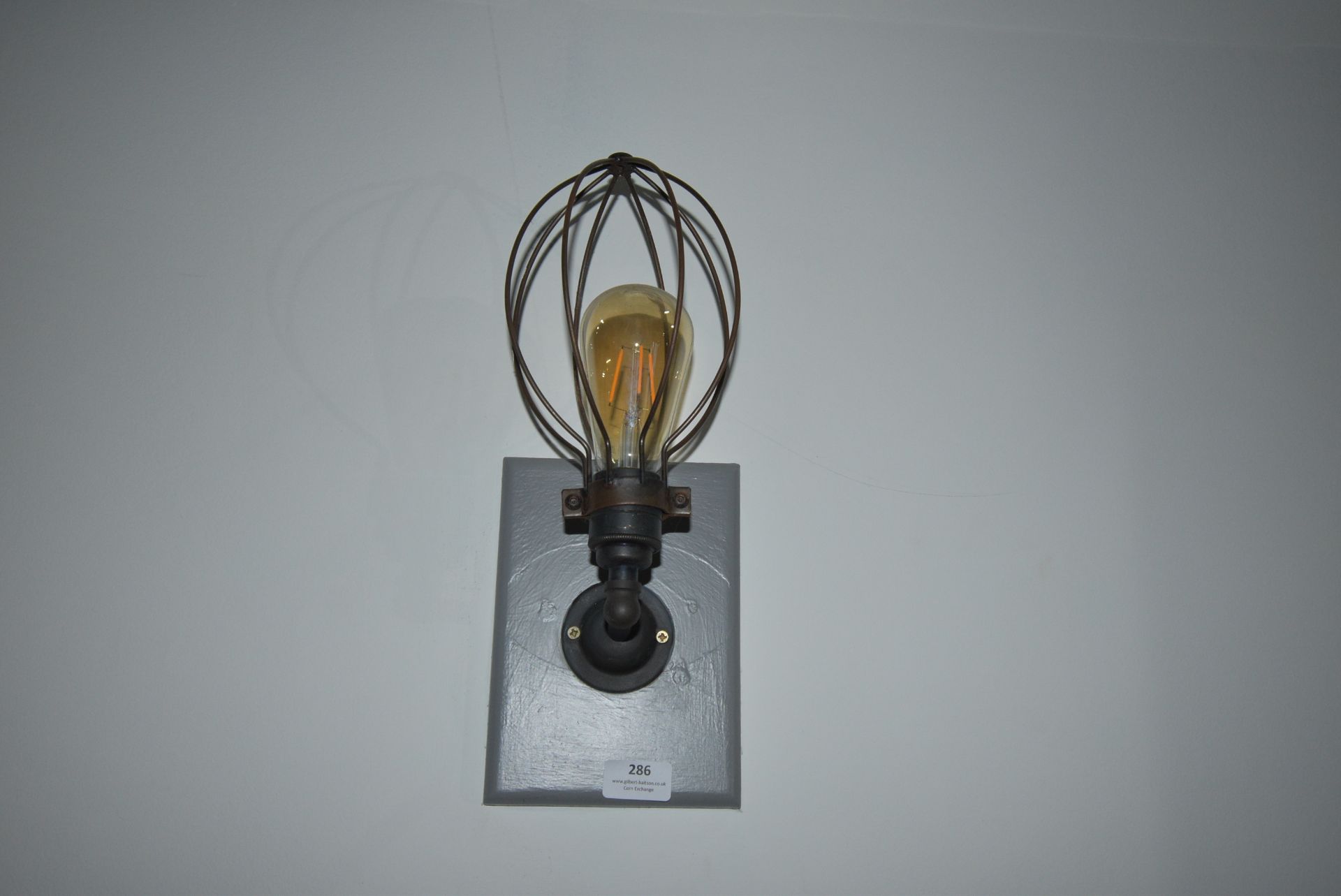 *Three Industrial Style Wall Lamps