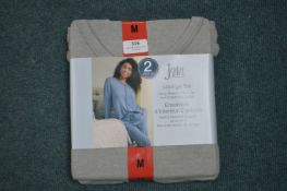 *Jezebel Grey 2pc Lounge Set Size: M