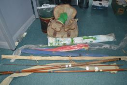 Vintage Fishing Rods and Tackle etc.