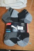 *Puma men's Trainer Socks 10pk Size: 6-8
