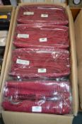 *Four Pairs of Beresford Cavendish Red Eyelet Curt