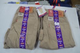 2x Levi's Boy's Trousers Size: 10 years