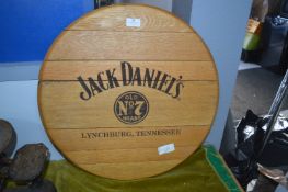 *Jack Daniels Advertising Barrel Lid Wall Art/Tabl