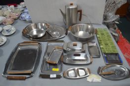 Stainless Steel Serving Dishes etc.