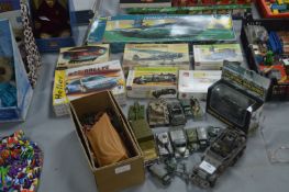Diecast Dinky and Matchbox Military Vehicle plus A