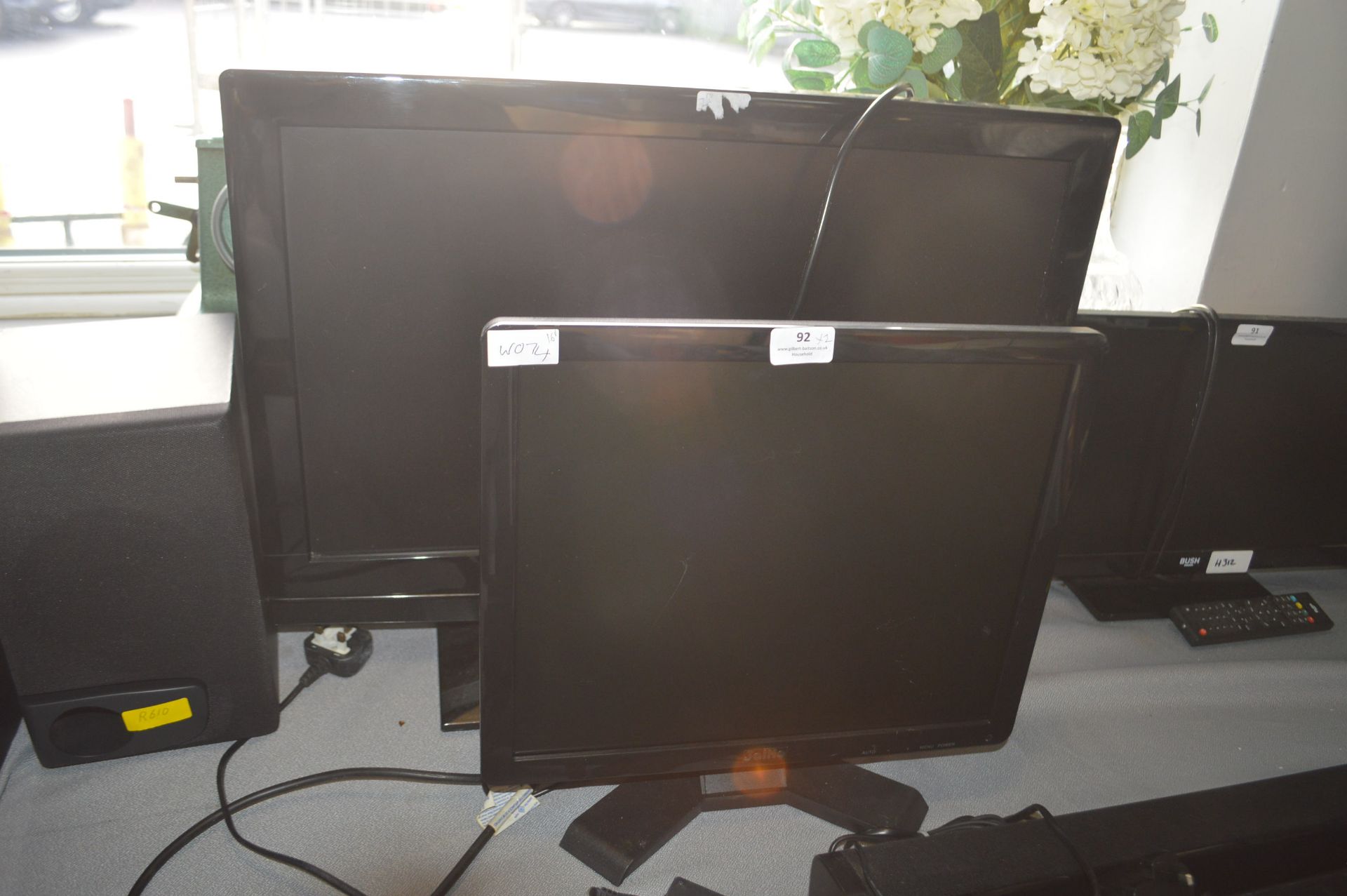 Sharp 26" TV and JaiHo Monitor