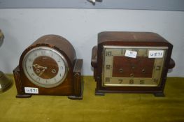 Two 1930's Mantel Clocks