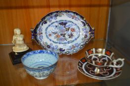 Royal Crown Derby Dish, Cups, Saucer, etc.