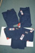 *6x Hilary Radley Navy Blue Trousers Size: 12