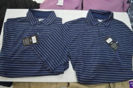*2x Calloway Short Sleeve Golf Shirts Size: S