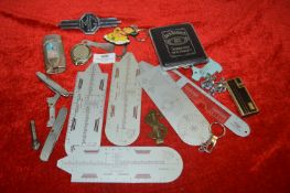 Collectibles Including MG Motoring Badge etc.