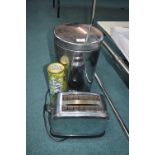 Steel Pedal Bin and Toaster