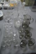 Glassware Including Decanters, etc.