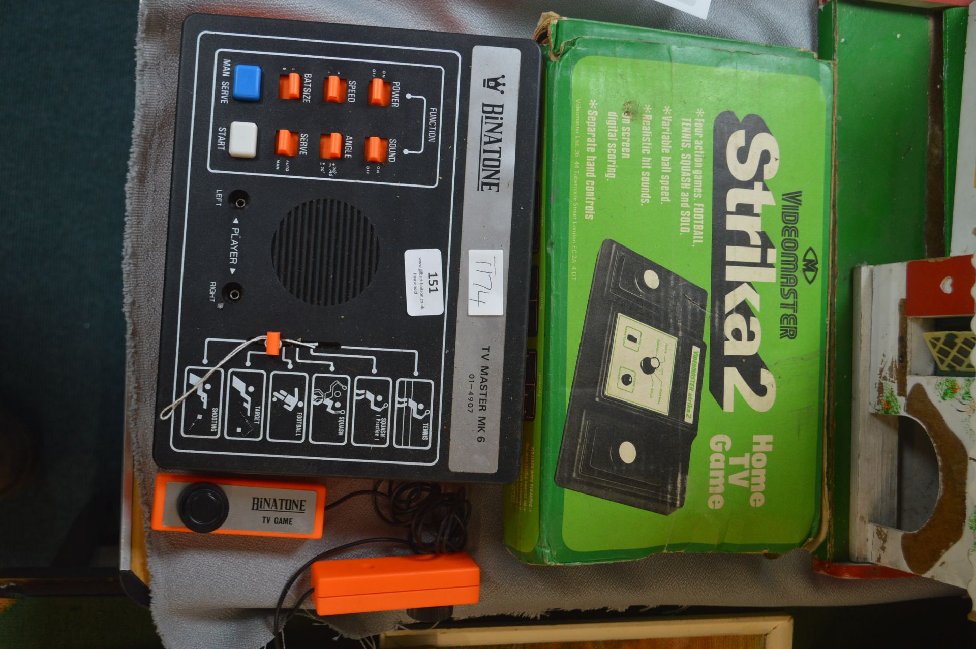 Vintage TV Games Including Binatone, and a Video M