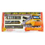 A Hornby OO gauge high speed train set, Intercity 125, HST diesel electric three car set, with mains