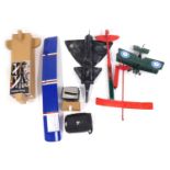 A remote control SkyNova aeroplane, boxed, together with further model aeroplane parts, Turnigy Powe