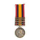 A Queens South Africa 1899-1902 medal, four clasps, comprising Cape Colony, Orange Free State, Trans