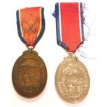 A South African Chard decoration and Chard medal. (2)