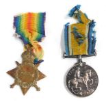 A 1914-1915 Star and British War Medal, awarded to 5784 Alfred Munn, and also as 28522 Royal Dublin