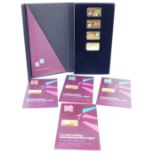 A London Mint Office part London Olympic Games coin set, with limited edition ingots for The Road to