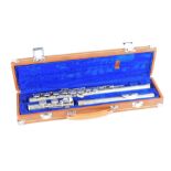 A Lark cased clarinet.