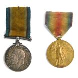 British War and Victory Medals, 5091, Royal West Kent Regiment transferred to 28570, Royal Dublin Fu