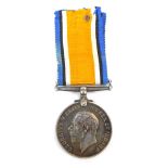 A British War Medal awarded to Pte. 3519 Walter William Grant, 3rd Bn The Leinster Regiment. Note: