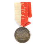 A Hanseatic Cities Napoleonic Campaigns Medal - Hanseatic Free Cities - War Commemorative Medal of t