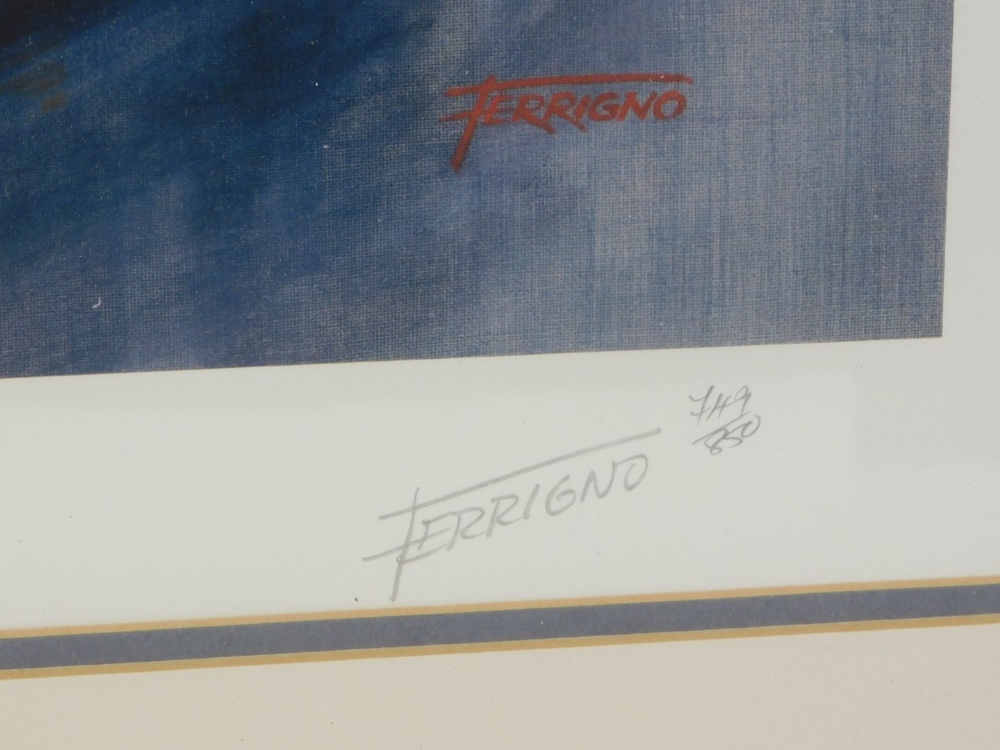 Juan Carlos Ferrigno (b. 1960). Jordan's First Victory, artist signed limited edition print number 7 - Image 3 of 4