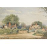 A. Field (20thC). Sunny Sapistow, watercolour, signed and dated 1944, 15cm x 24cm.