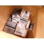 Various music CDs, large quantity. (2 boxes)
