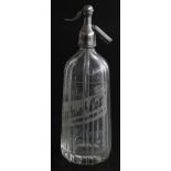 A vintage Apollo Splashlet Soda Waters syphon, 34cm high.