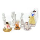 A Royal Doulton Disney Showcase figure modelled as the Disney Princesses Snow White, DP5, boxed, Roy