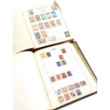 Philately. Great Britain, Empire and World stamps, in two albums.