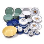 A group of Denby, various patterns, to include Manor Green pottery dinner plates, side plates, Chats