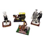 Two D C Thompson and Company Limited pottery figures, comprising Oor Wullie 70th Anniversary 2006 an